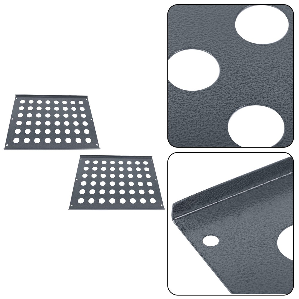 Durable R8 Collet Storage System - 48 Position Rack 0.98" Hole Size