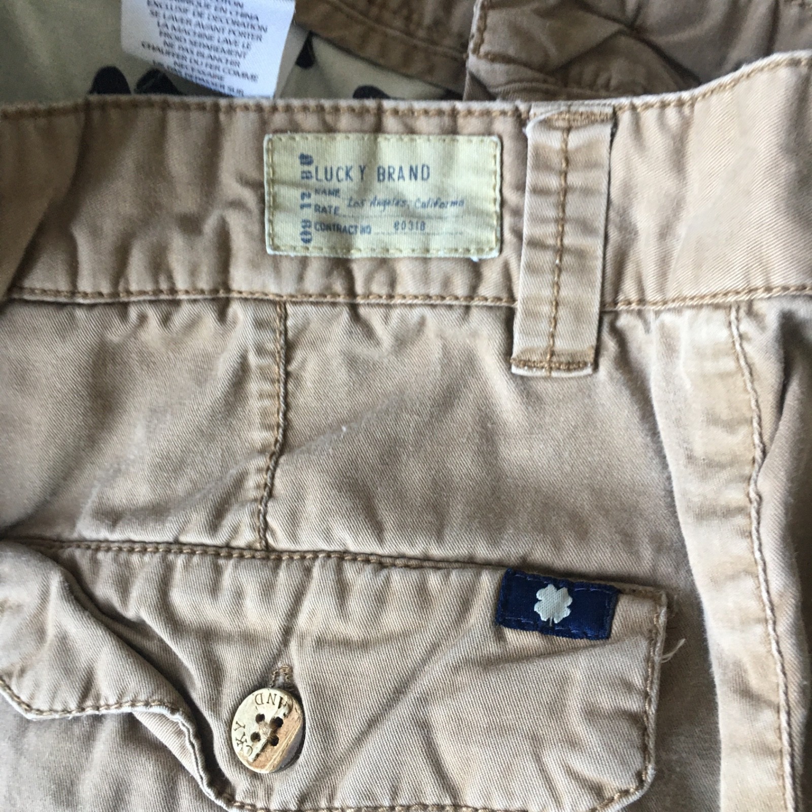 Boy Size 16 Clothing Lot 3x Shorts Summer Khaki Plaid Cargo Outdoor Preppy