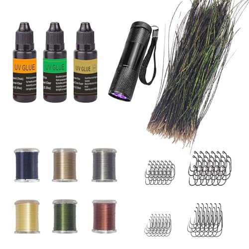 Fly Tying Material Kit for Beginners and Advanced Tiers – PrimeTie Core
