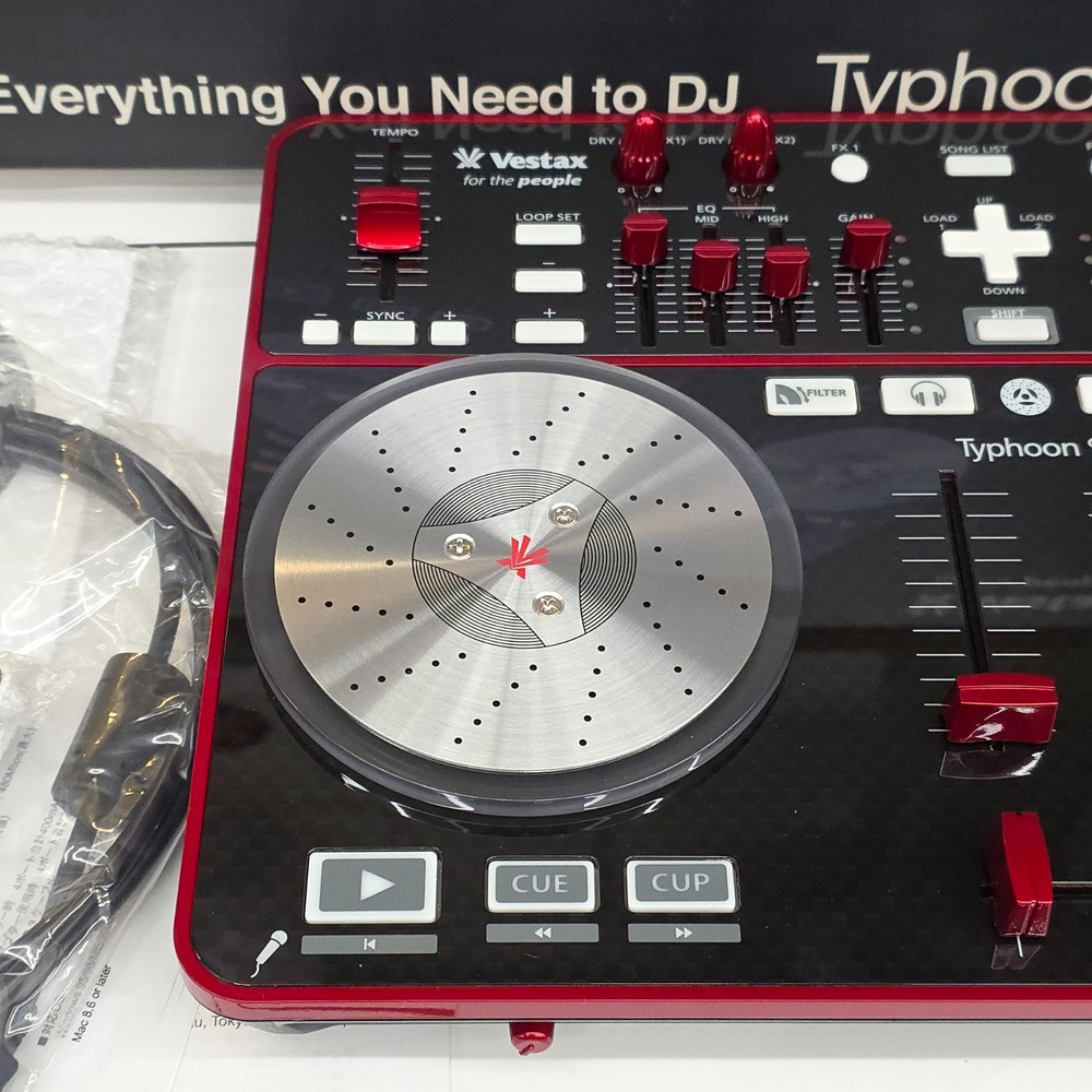 RARE! Vestax Typhoon DJ Interface MIDI Controller VirtualDJ