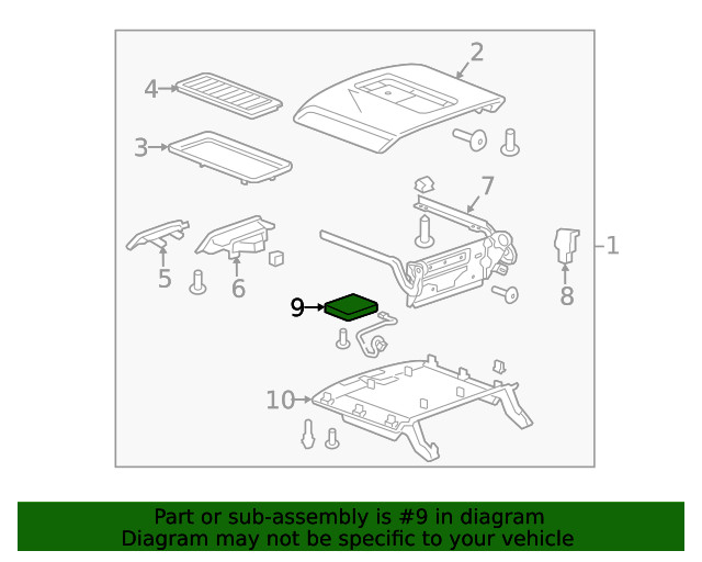 Genuine GM Wireless Charging System Module 84490388