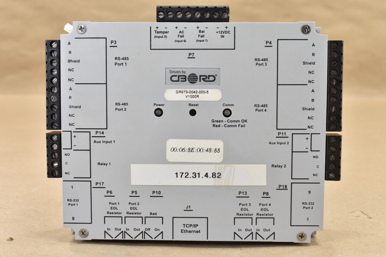 HID VertX V1000, Networked Access Control System Controller, 7100AEP0N0
