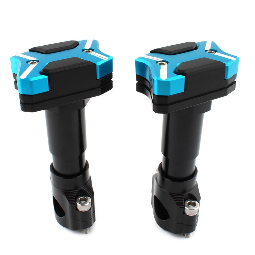Engine Crash Bar Guard Frame Protector Modified Universal 22mm-30mm Light Blue