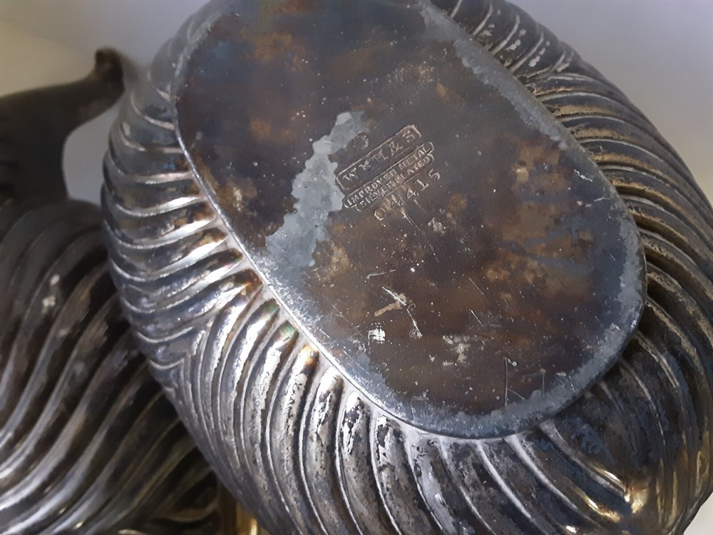 Vintage Silver Plated Serving Tea Set By William Hutton & Sons