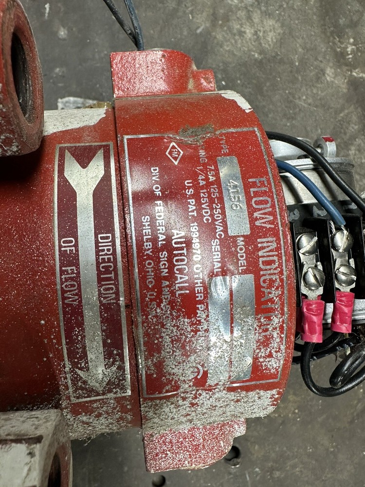 antique autocall sprinkler flow switch