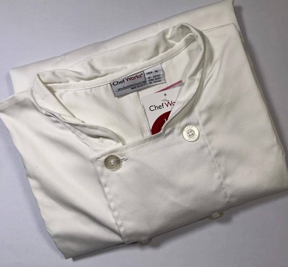 NWT LE MANS CHEF COAT By ChefWorks Size XL