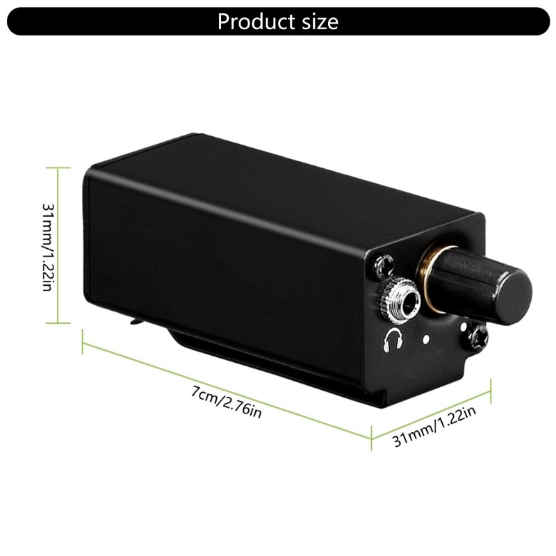 Studio Grade Portable Headphone Amplifier,Noise Reductions Feature Stage Use