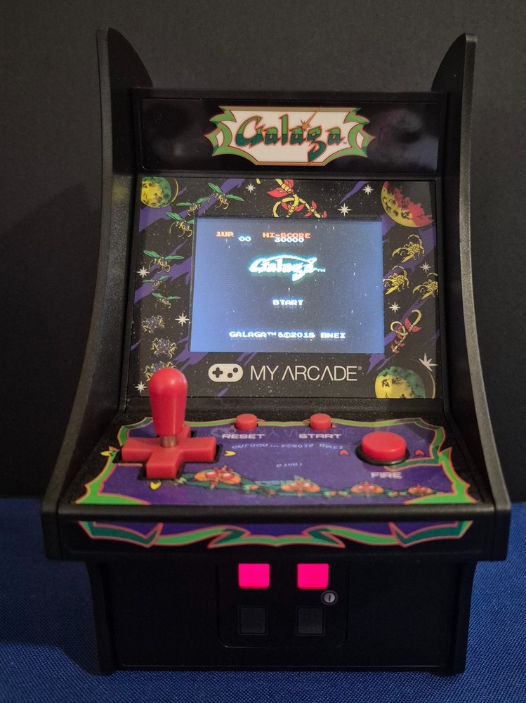 My Arcade Micro Players (6) Games - Used Open Box - Elevator Action, Mappy