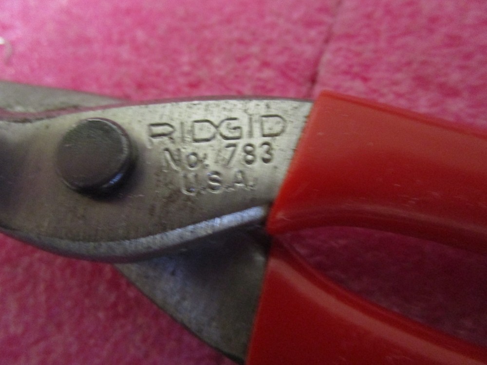 Ridgid Tools Duckbill Snips #788 Cat# 54100