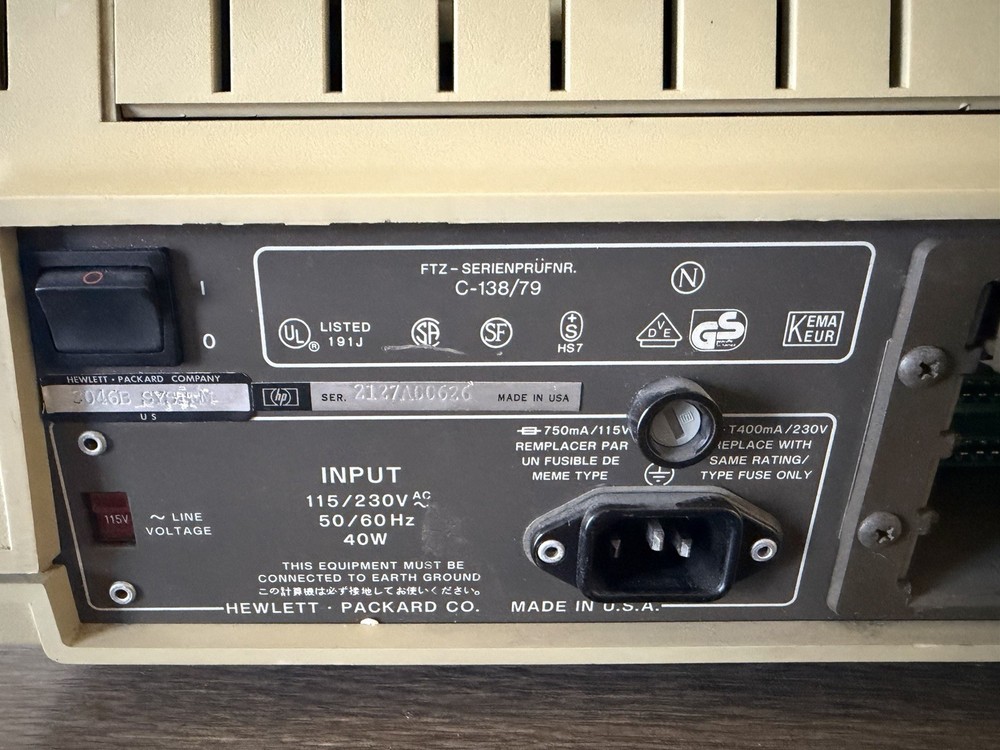 HP Hewlett Packard 85B Computer Bundle