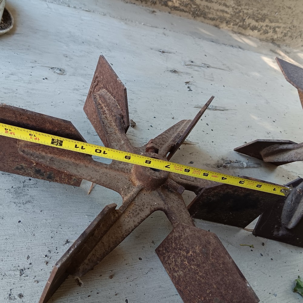 6 Blade radial fan wheel
