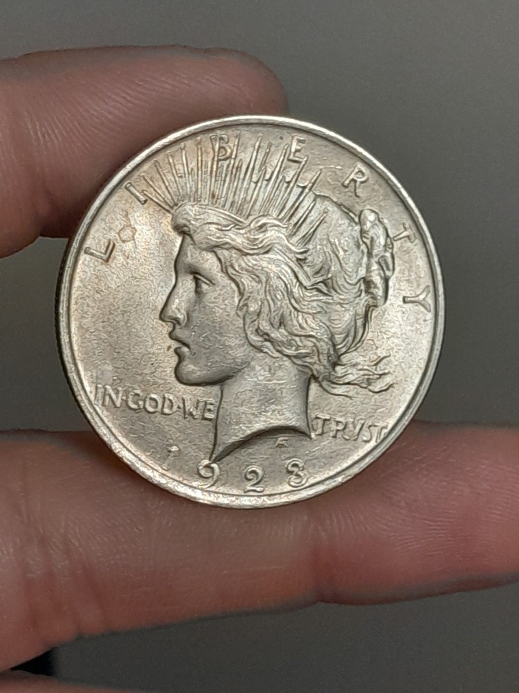 1923- P Peace Silver Dollar