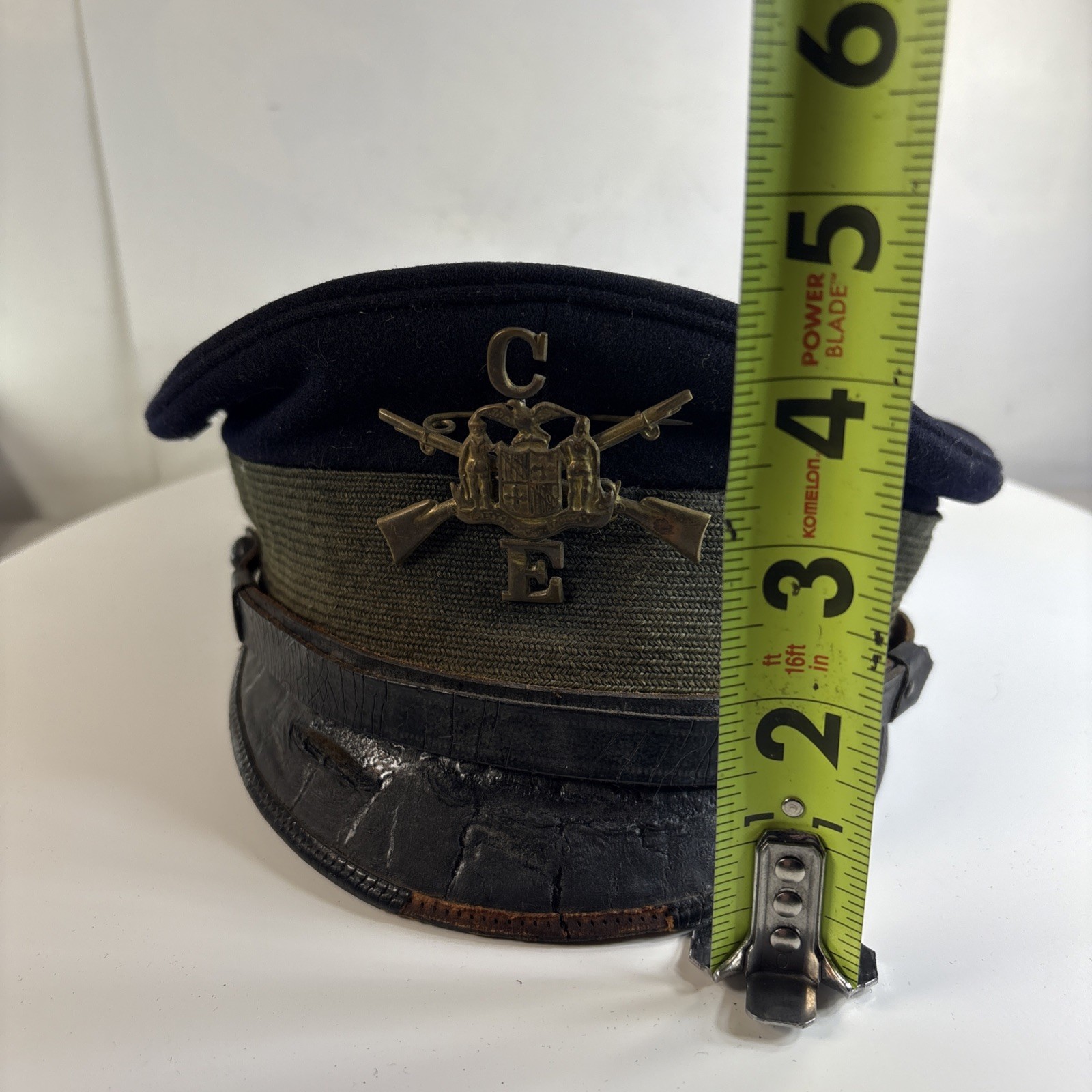 rare Civil War Kepi Hat Cap 5th Maryland Militia Military Society Goods 6C49