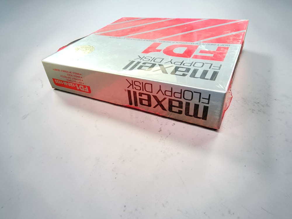 Maxell FD1 Floppy Disks 10-Pack | Soft-Sectored/Single Sided SEALED BOX