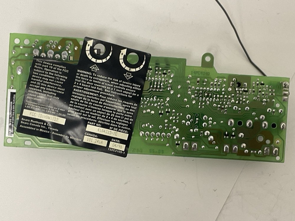 Craftsman 41A4315-7C Green Button Logic Board 14PC424D