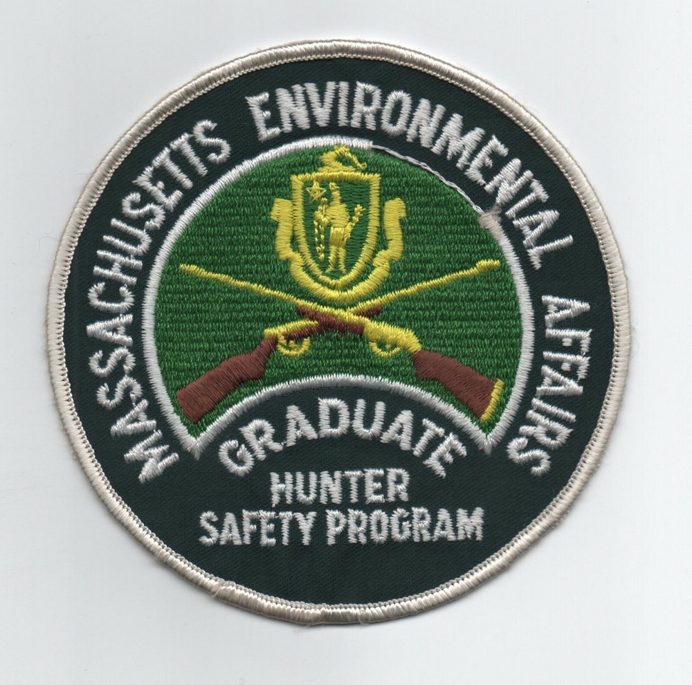 Massachusetts Environmental Affairs, "Hunter Safety Program Graduate" Patch