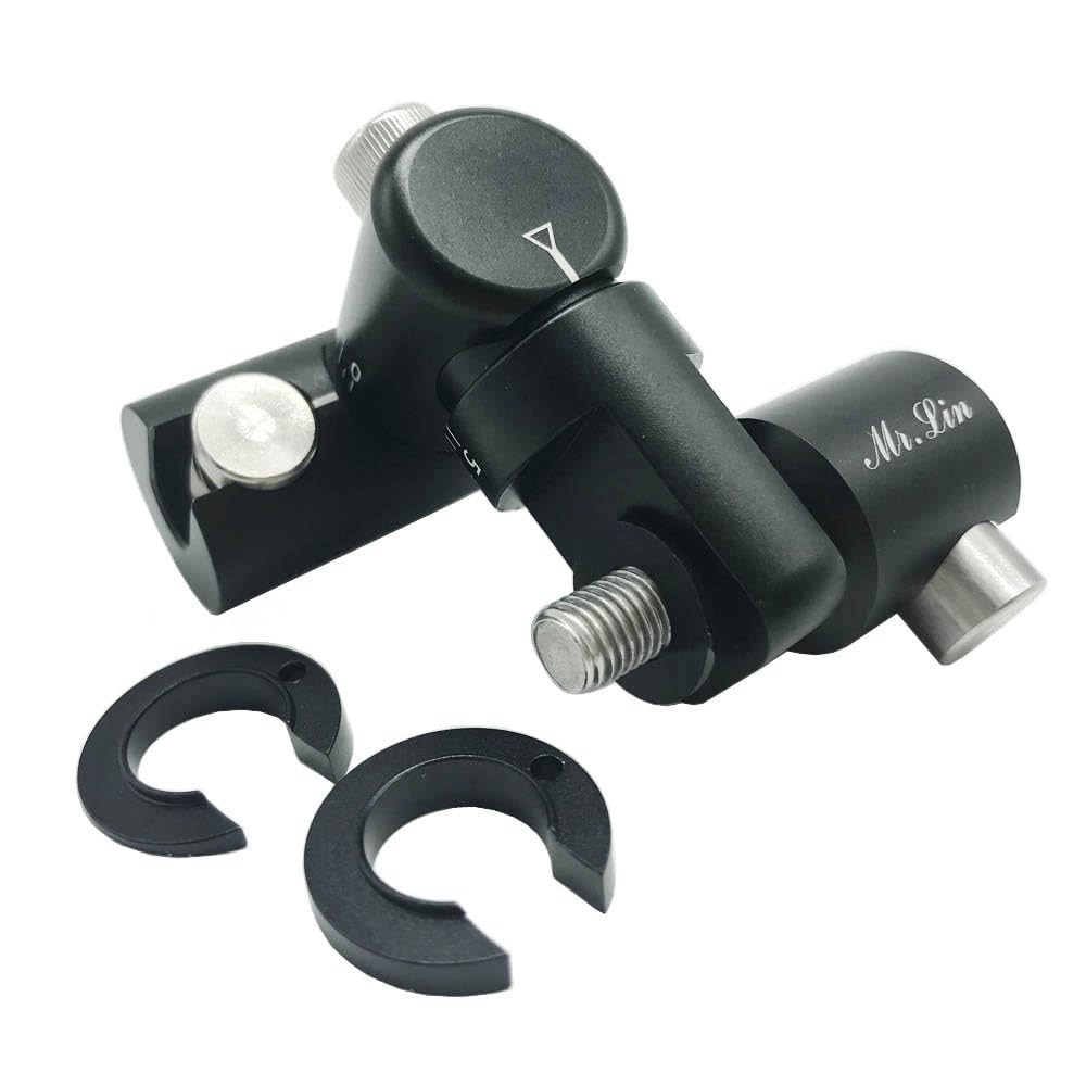 Adjustable Bow Rod Stabilizer V-Bar Mount with Quick Disconnect Sidebar - Fully