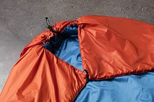 Klymit Versa Packable Camping Blanket and Comforter, Blue/Orange