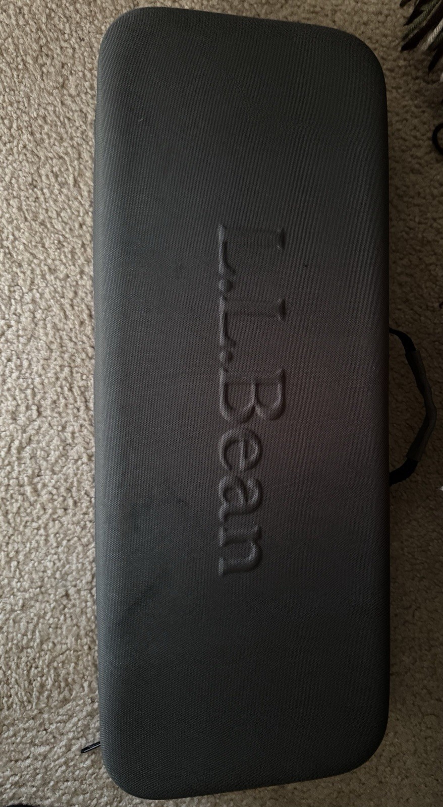 L.L.Bean Black Fishing Rod & Reel Combo with Case