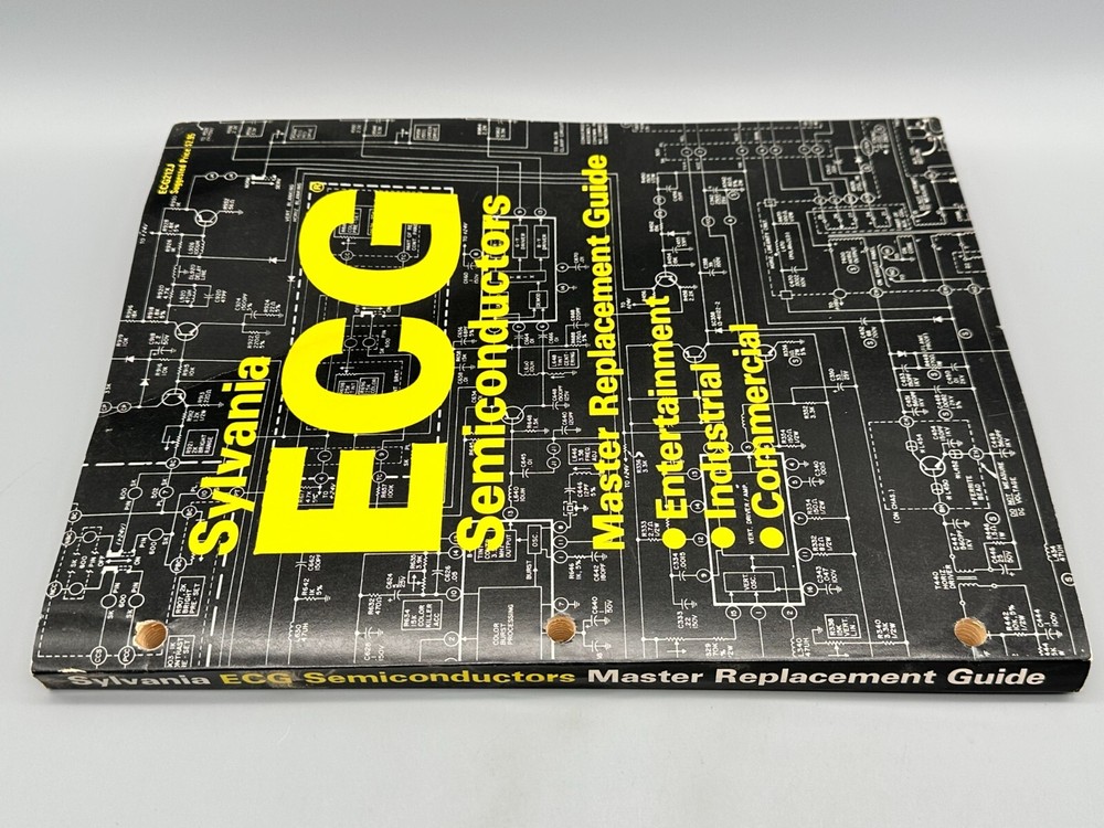 Sylvania ECG Semiconductors Master Replacement Guide 1979 TPB!