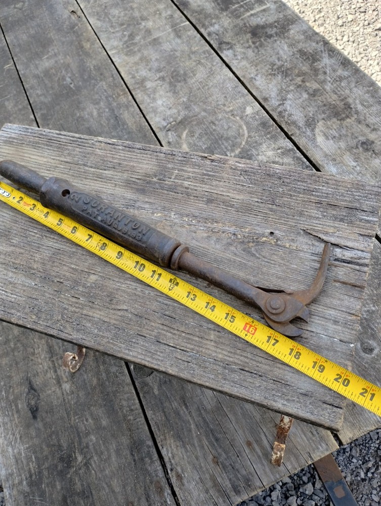 Scranton No. 2 Cast Iron Nail Puller 1893