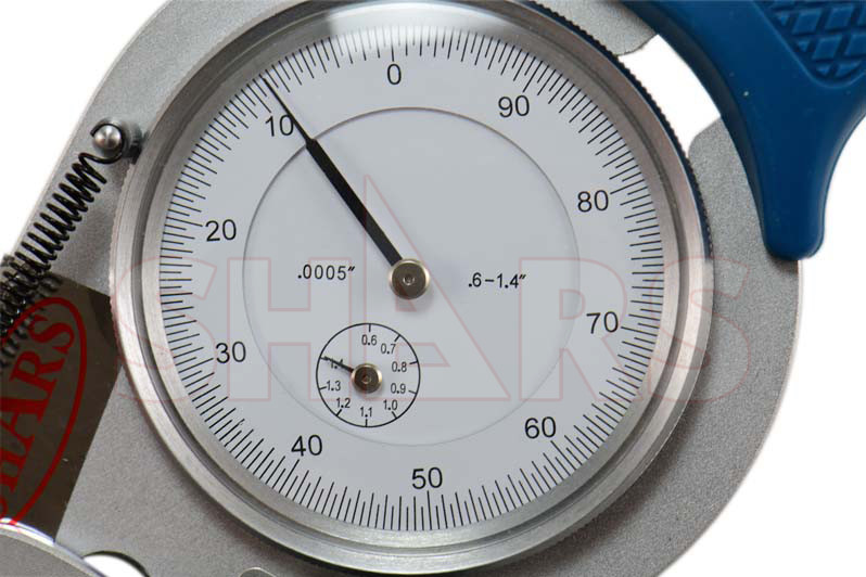 0.6 - 1.4" PRECISION INTERNAL DIAL CALIPER GAGE .0005" #[