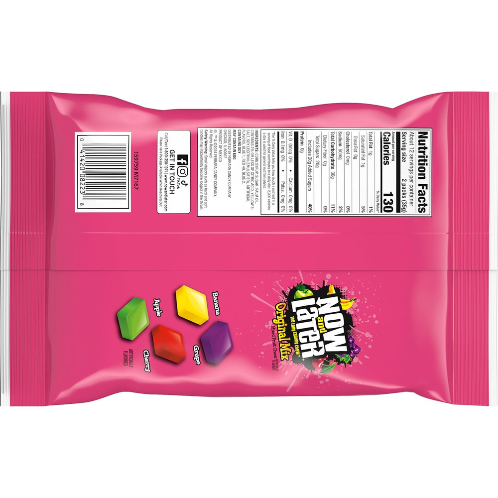 Candy Original Mix Chewy Fruity 24 Count Pack