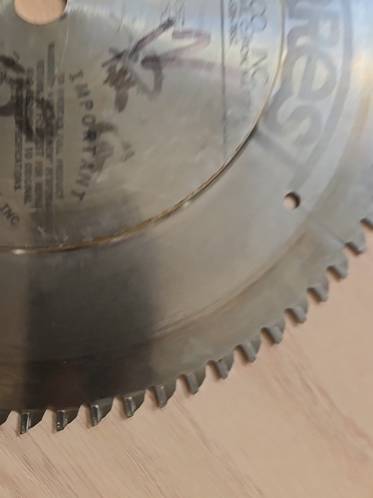 Forrest Duraline Thin-rim 10 Inch Blade 80 teeth- Missing One