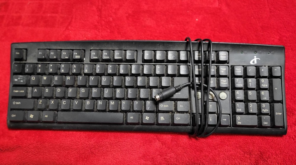 Genius Wired Keyboard, Black