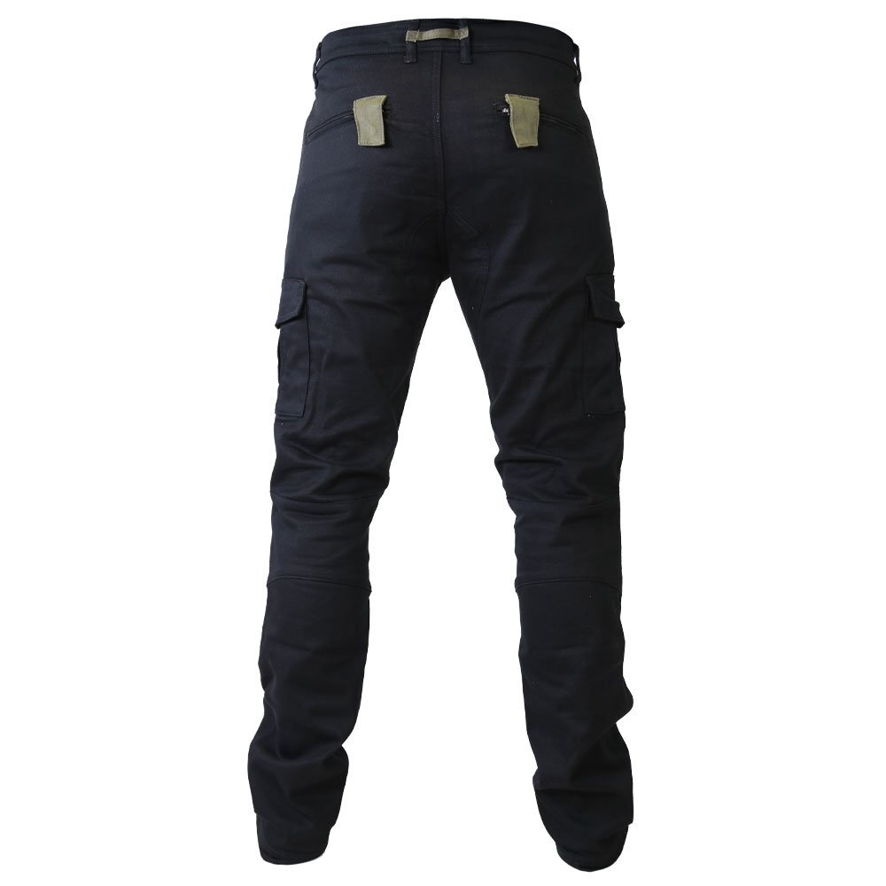 Frank Thomas Robinson Motorcycle Cargo Jeans Black