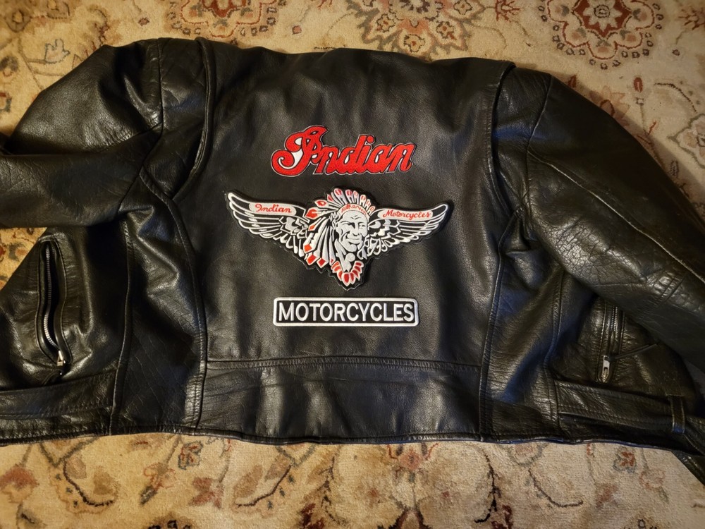 Indian Motorcycles 3 piece back patch. Sew on type. NICE NEW