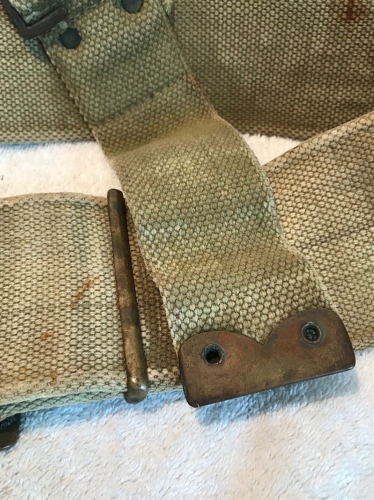 WW1 British Army P-08 Web Combat Belt