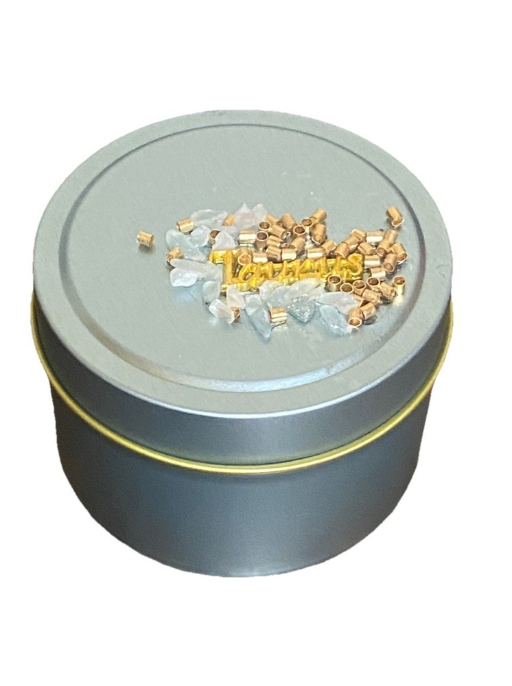 Quartz Crystal Prayer Can - Home Decor - Tin can