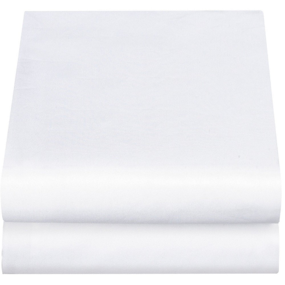 White Solid 4 Piece Sheet Set 610 TC Cotton Super Elasticated Extra Deep Pocket