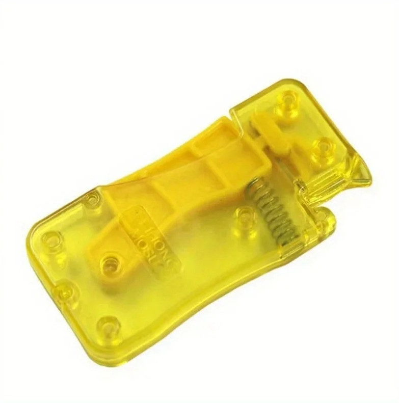 1pc Yellow Automatic Needle Threader Hand Sewing DIY Craft Tool - NEW