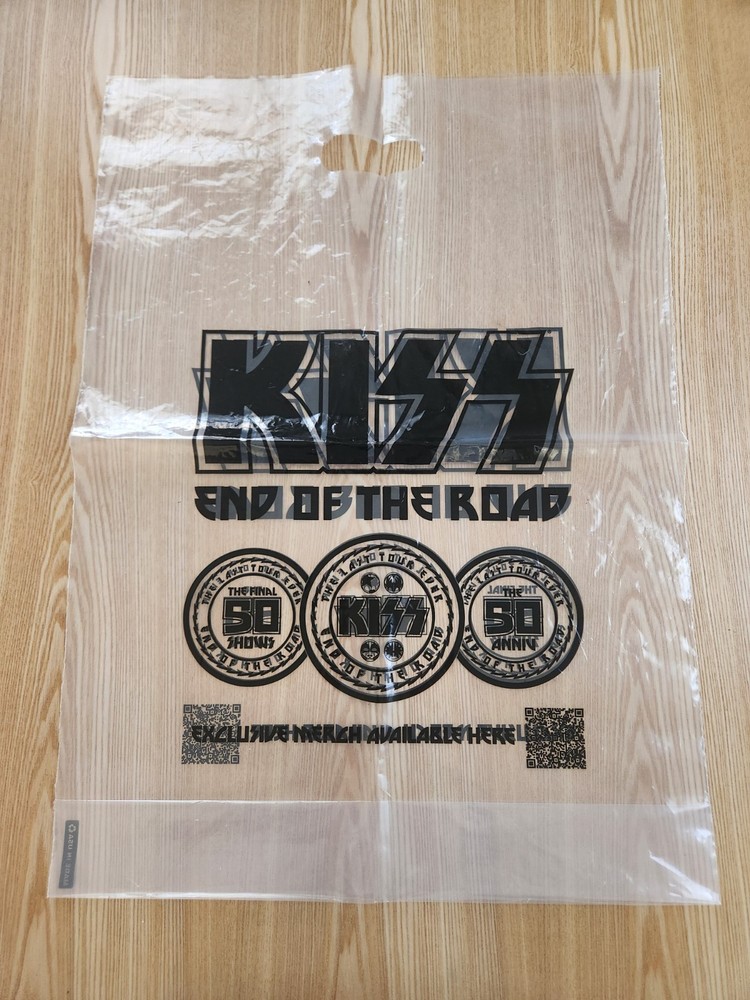 KISS End Of The Road 50th Anniversary Tour Plastic Merchandise Bag