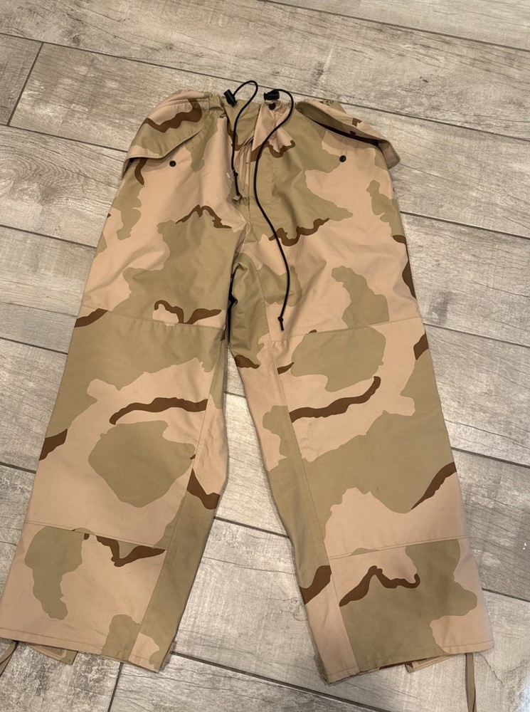 Military Gotetex Pants Size Large Short Drawstring Nylon