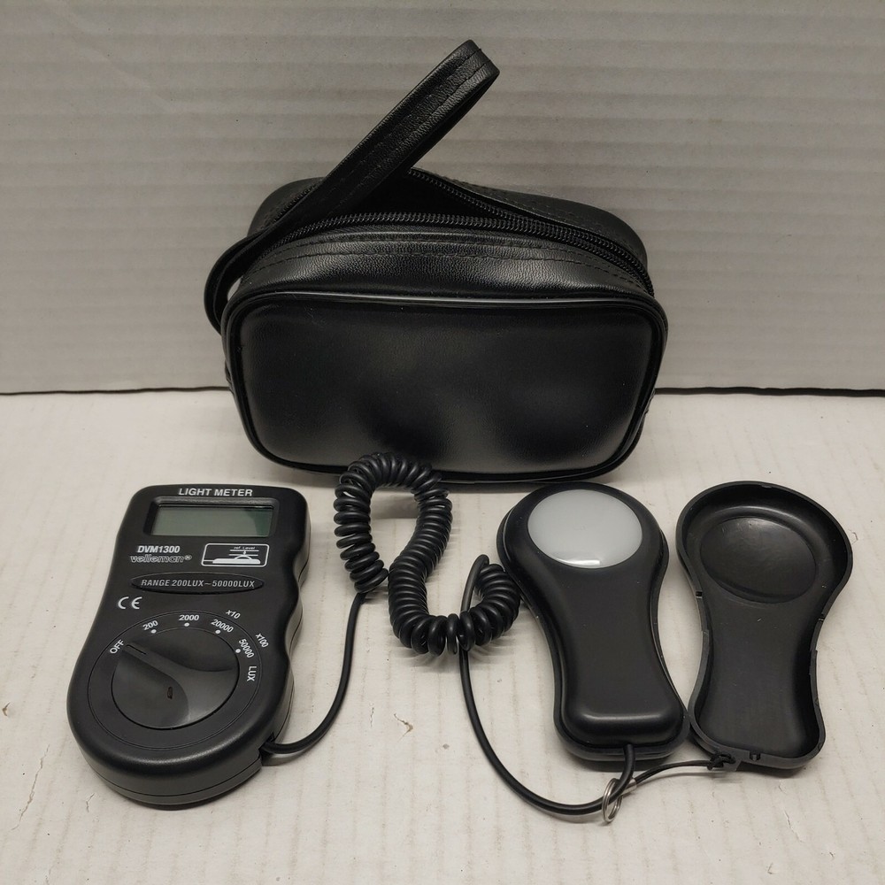 Velleman DVM1300 DIGITAL LIGHT METER W/Case