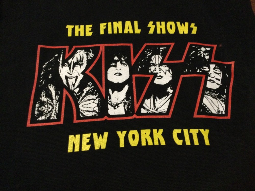 OFFICIAL KISS END OF THE ROAD THE GARDEN NYC FINAL SHOWS POP UP MSG TOTE BAG