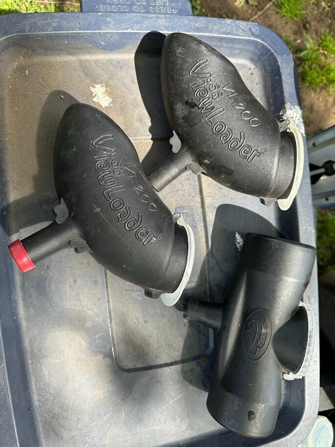 View loader VL 200 paintball hopper