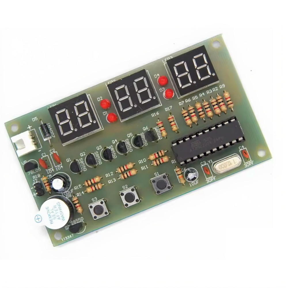 12V Electronic Clock Kit for DIY For Alarm Stopwatch Counter Timer Use