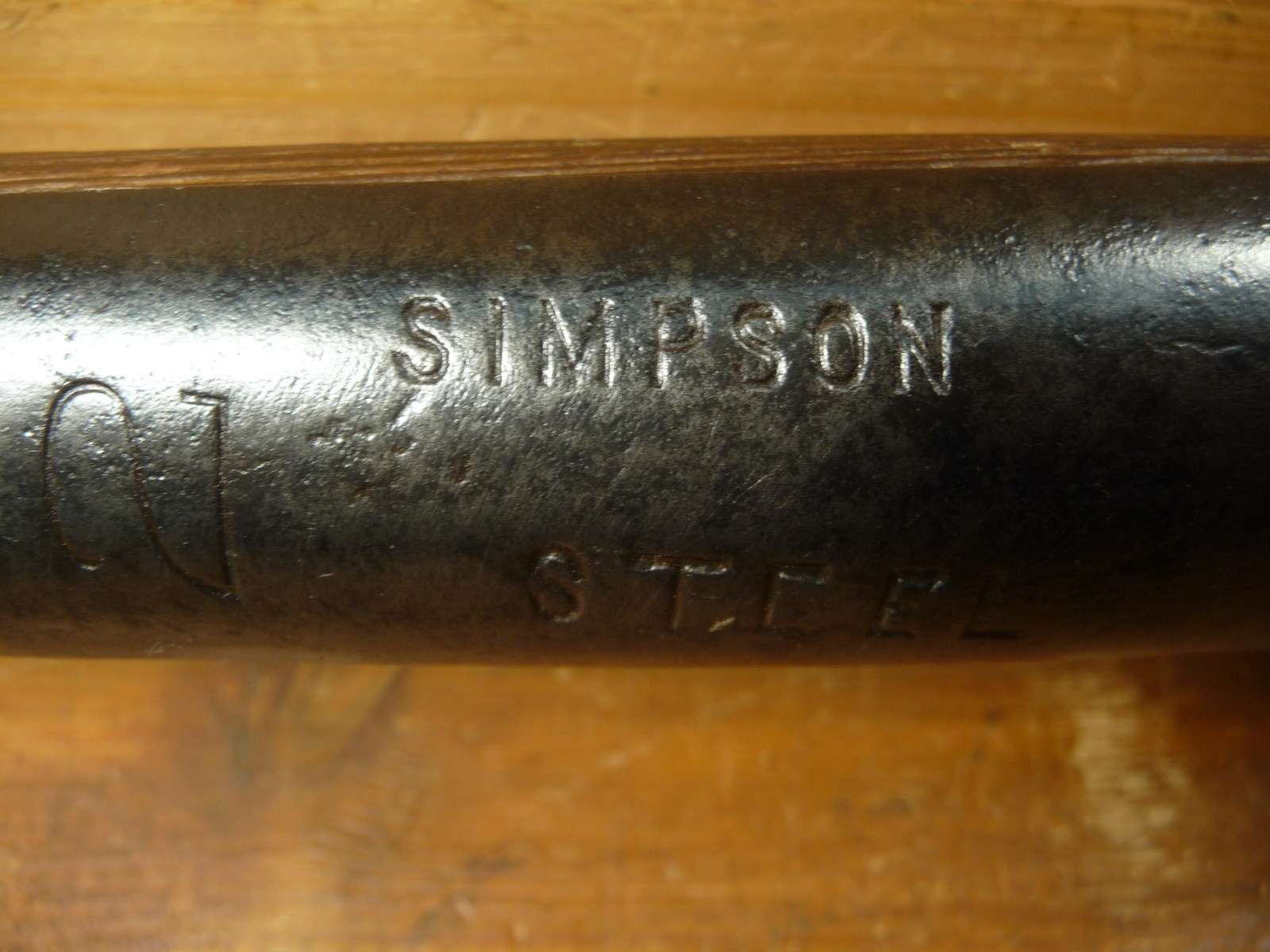 Vintage SIMPSON No. 2 Shovel Wood D Handle Spade Garden Antique