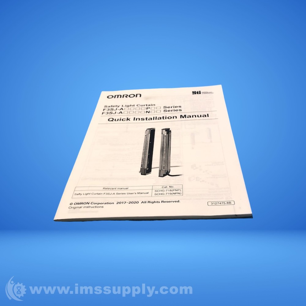 Omron 3127475-8B Quick Installation Manual 5226