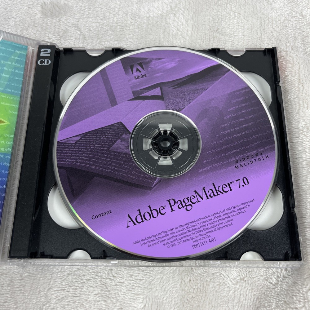Adobe Pagemaker 7.0 User Guide circa 2001