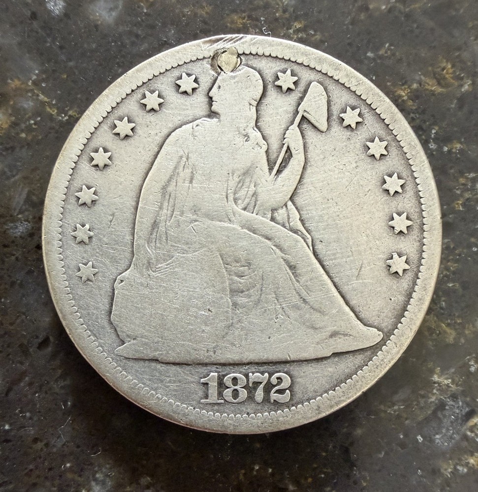 1872-S Seated Liberty Silver Dollar