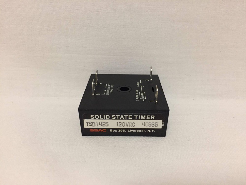 SSAC TSD1425 - Solid State 120V AC 10-1000 Min Adjustable Delay-On-Make Timer