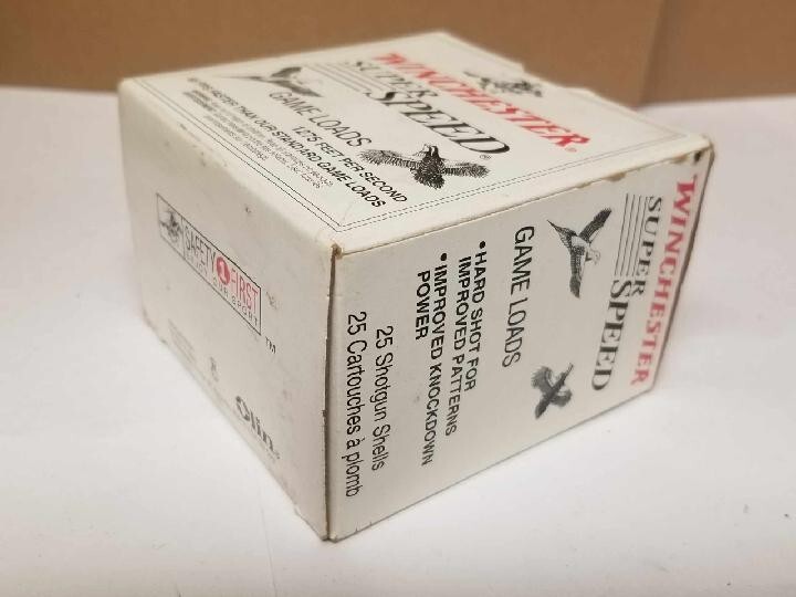 Empty 20 Ga Winchester Super Speed Gameload Shotgun Shell Box