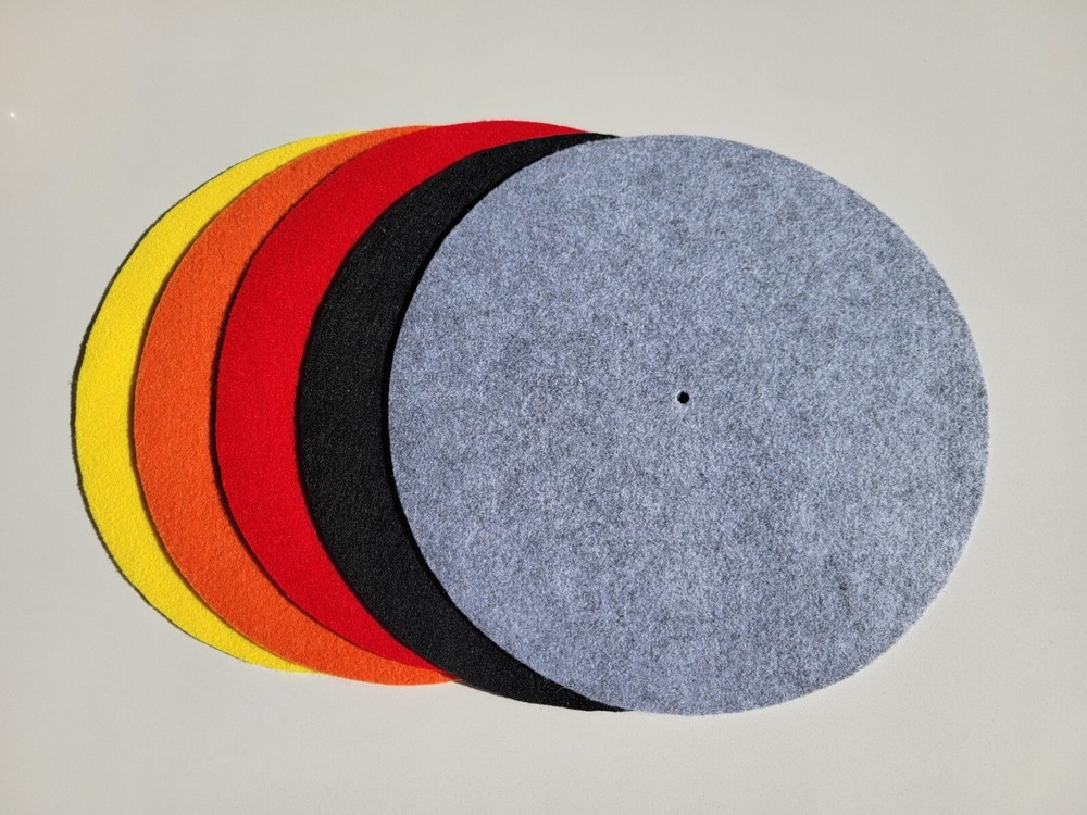 dj turntable slipmats (4 pack)
