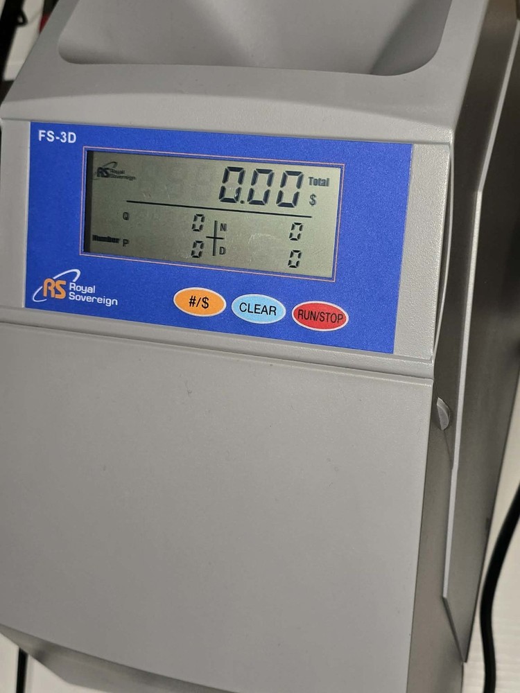 Royal Sovereign FS-3D Fast Sort Automatic Digital Coin Sorter - TESTED Euc