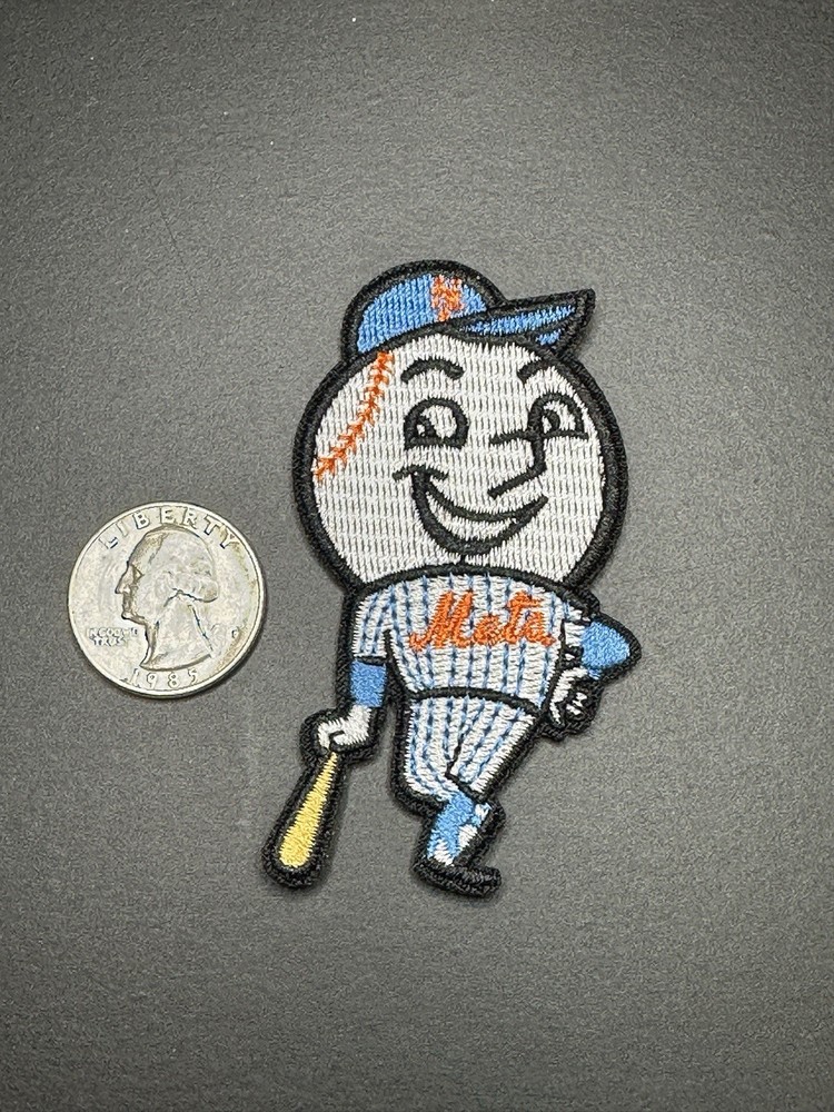 New York Mets (Mr. Met) Embroidered Iron On Patch
